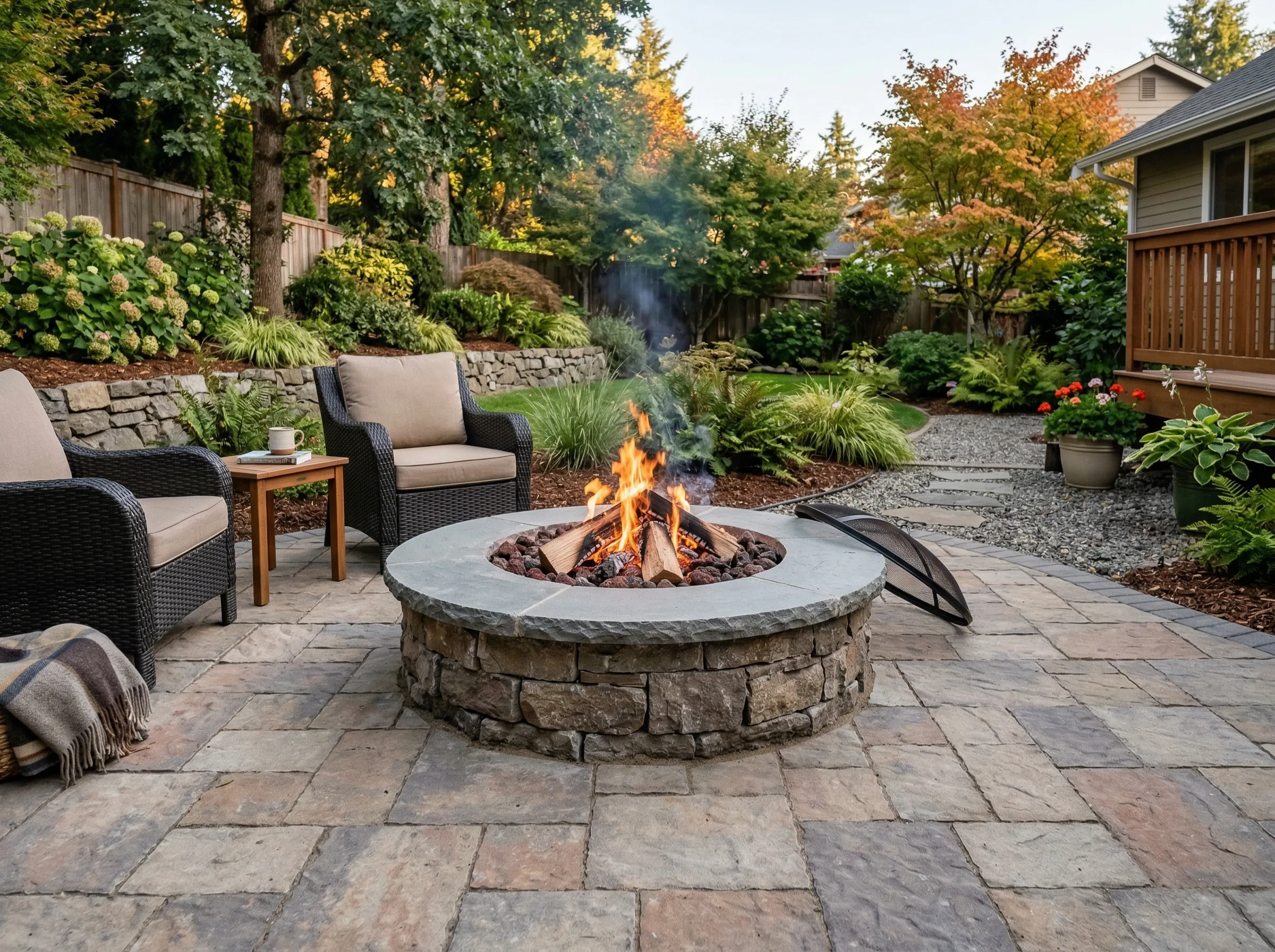 Custom firepit Lenexa Kansas