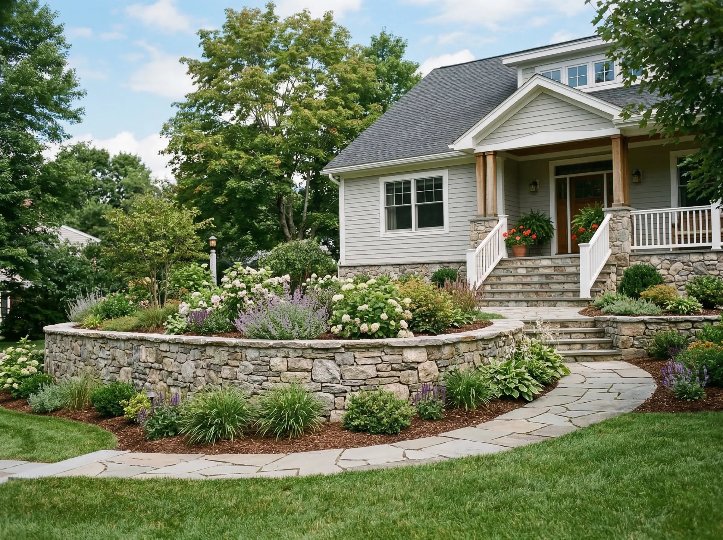 Custom retaining wall design