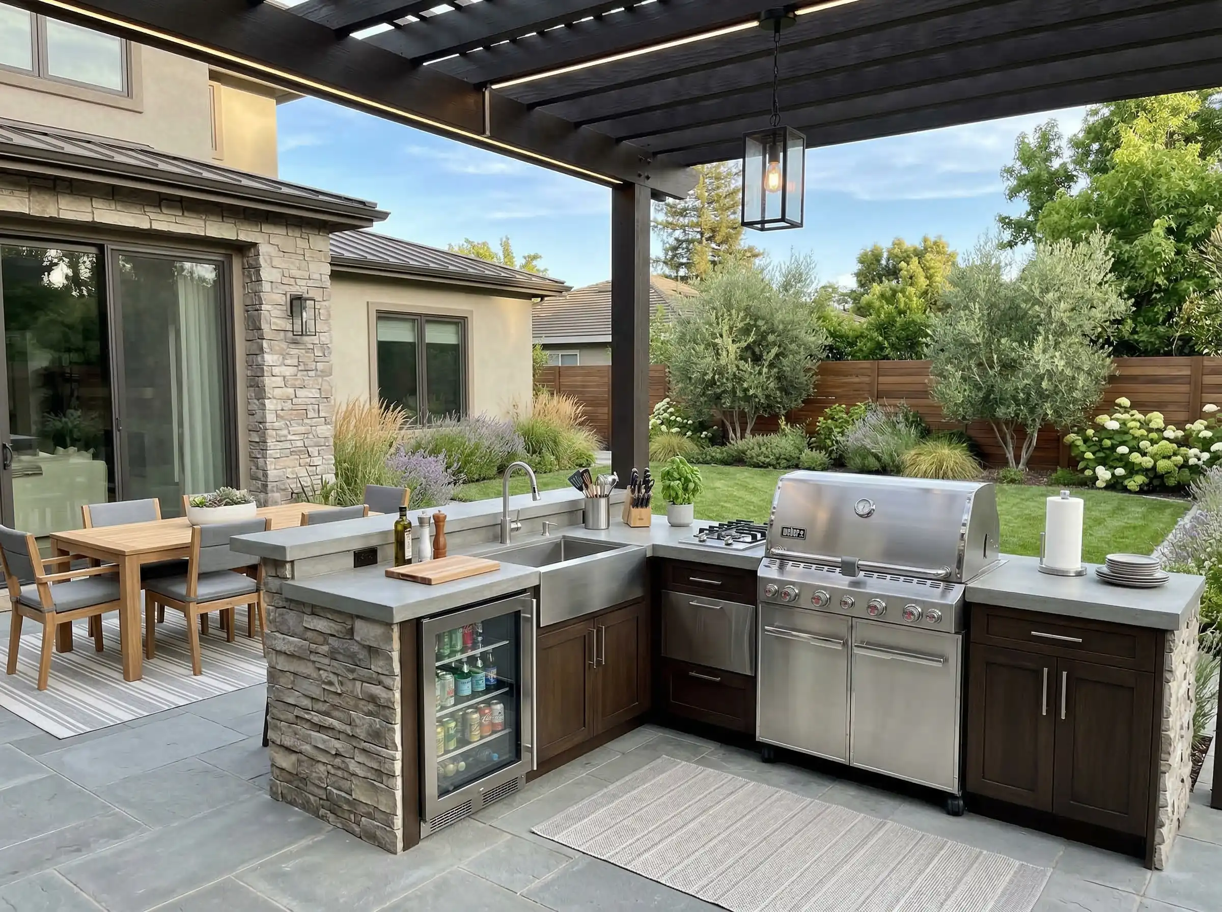 Outdoor Kitchen Installation in Lenexa KS