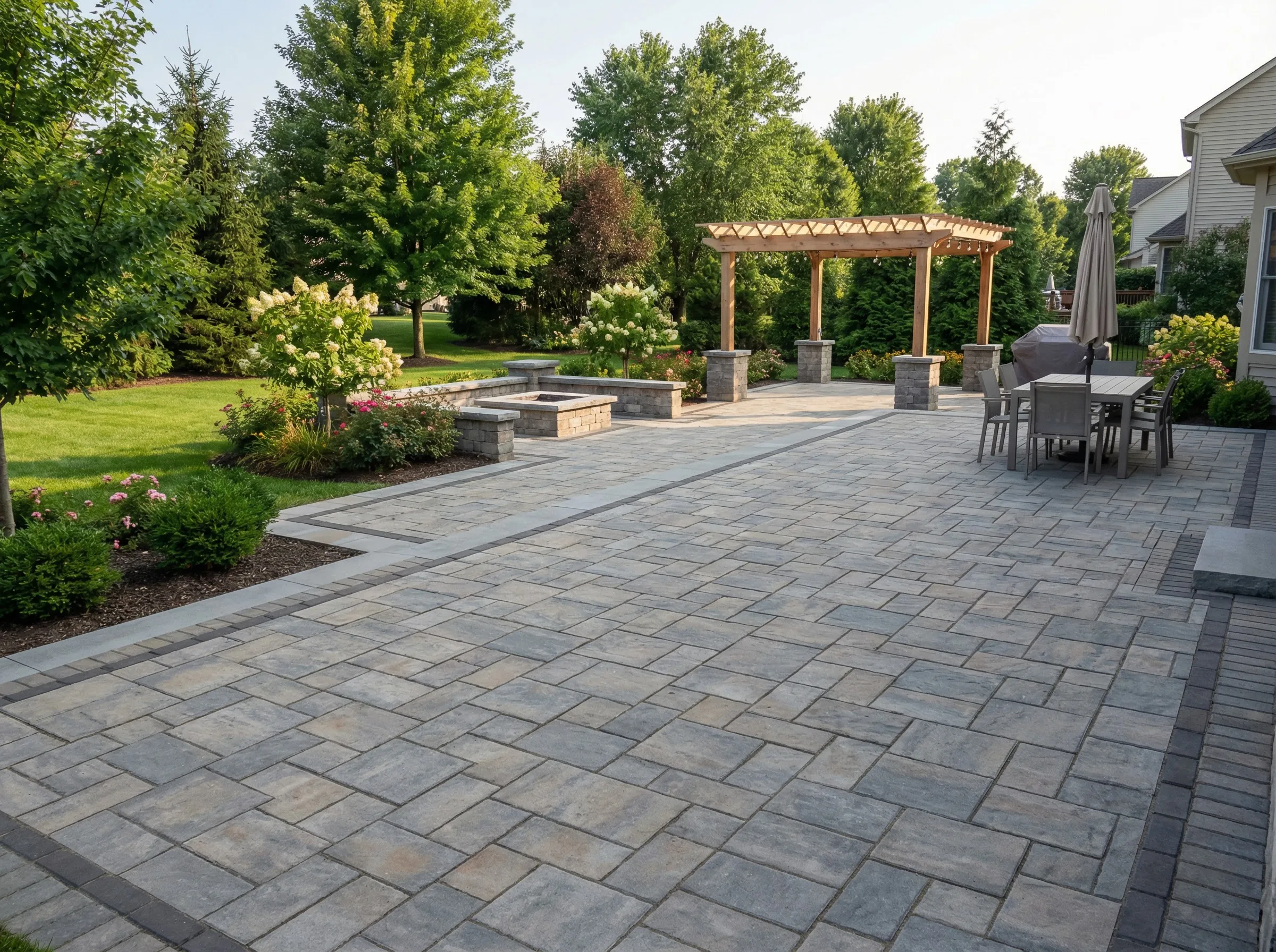 Paver Patio Installation in Lenexa KS