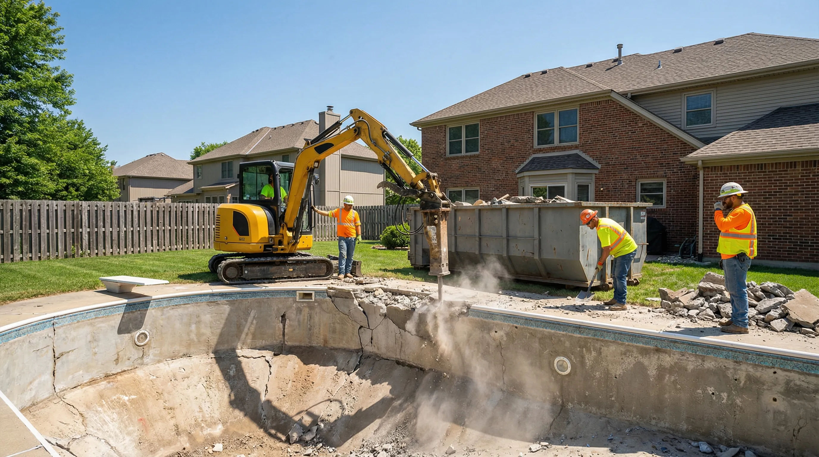 Lenexa pool demolition